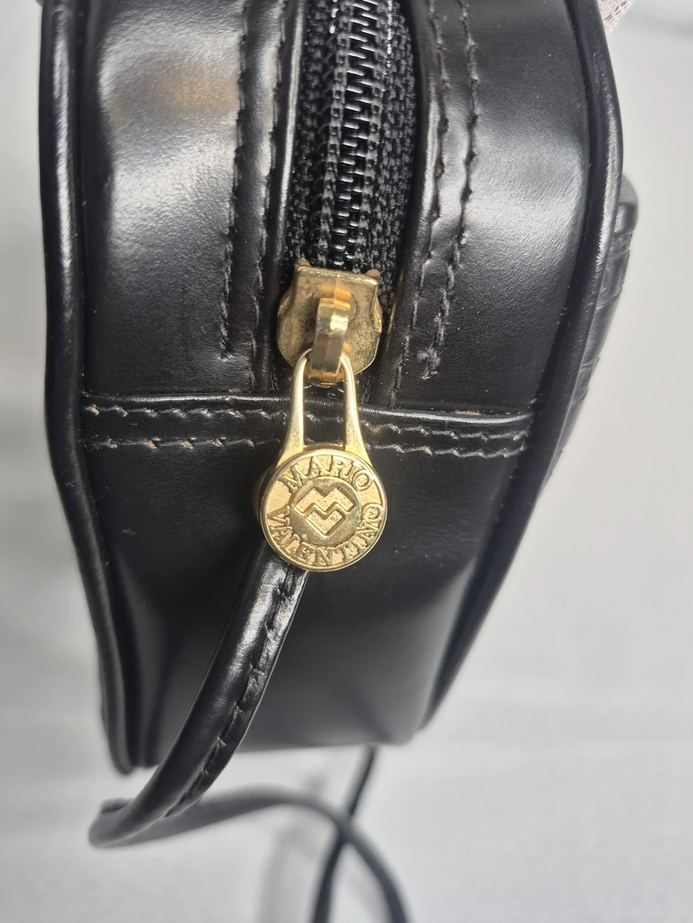 Mario Valentino V-Strap Quilted Crossbody Bag